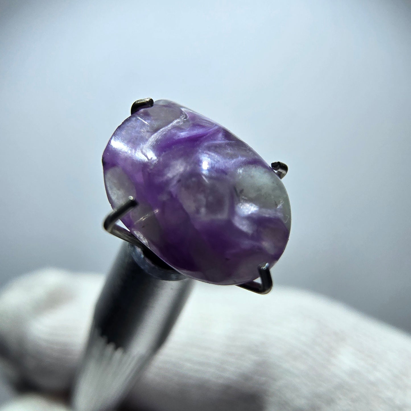 Rare Charoite crystal purple, polished Russia 11*7*3mm