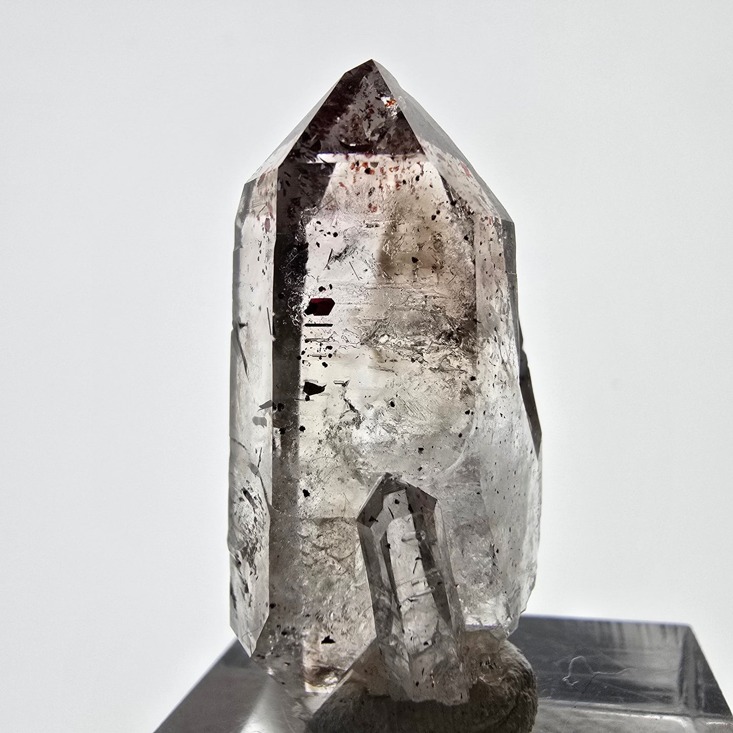 Harlequin Phantom Smoky Quartz DT Valentine Pocket Goboboseb Namibia 34*16*13mm