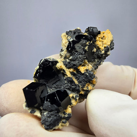 Symm. Schorl Tourmaline Orthoclase Specimen Erongo, Namibia 34*20*17mm Collection