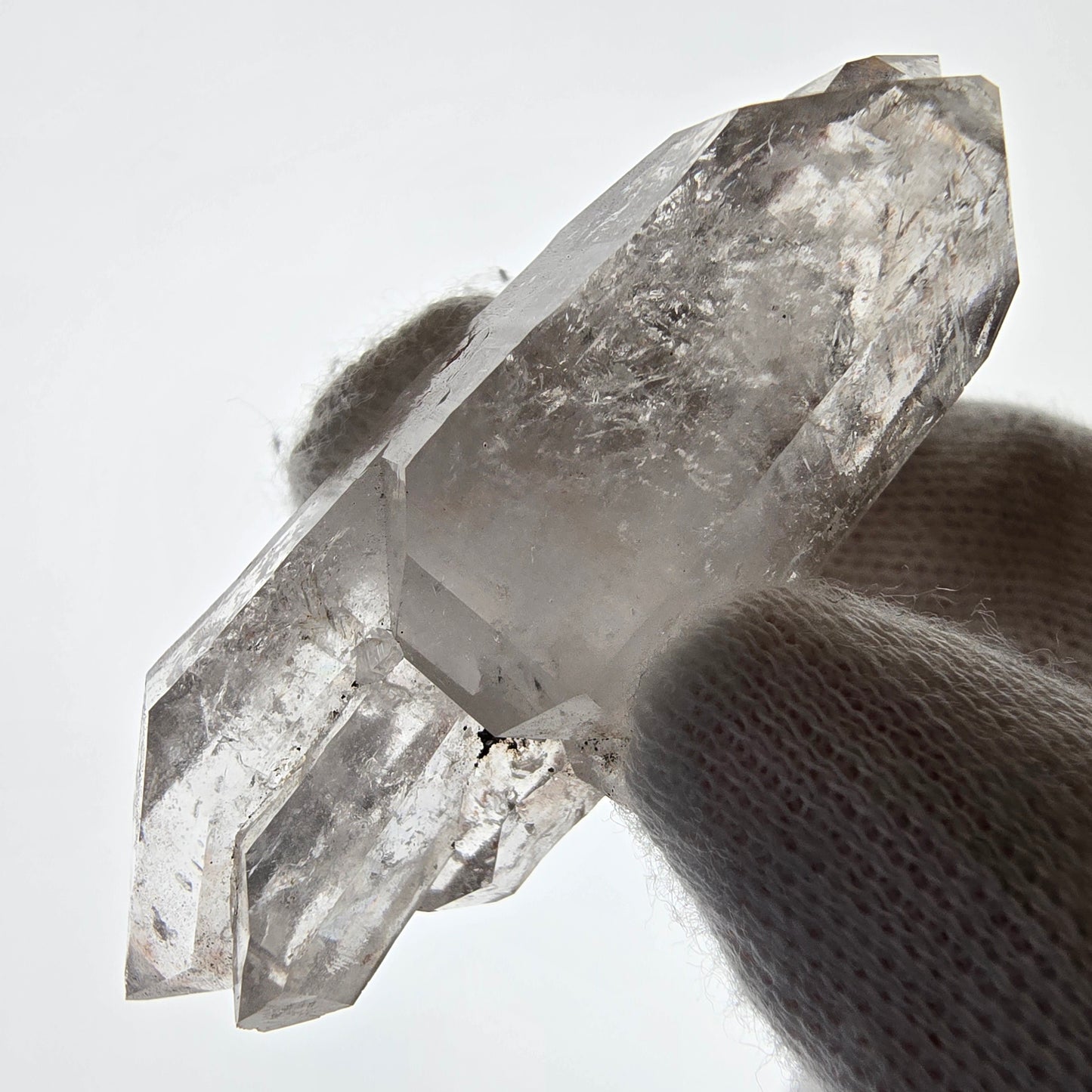 Skeleton Phantom Smoky Quartz DT Scepter Valentine Pocket, Namibia 58*29*16mm