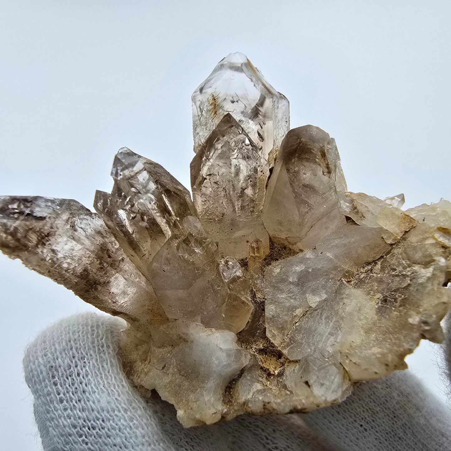 Phantom Rauchquarz Zepter Stufe Goboboseb, Namibia 46*40*40mm