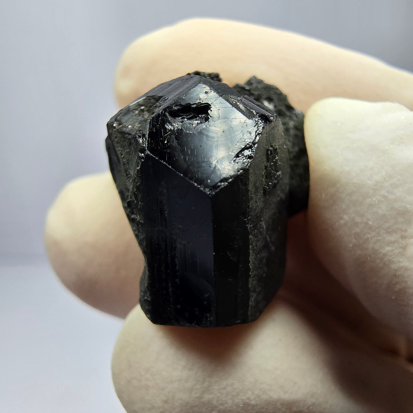 Tourmaline Schörl symétrique, stade orthose collection Erongo Namibie 20*18*14mm