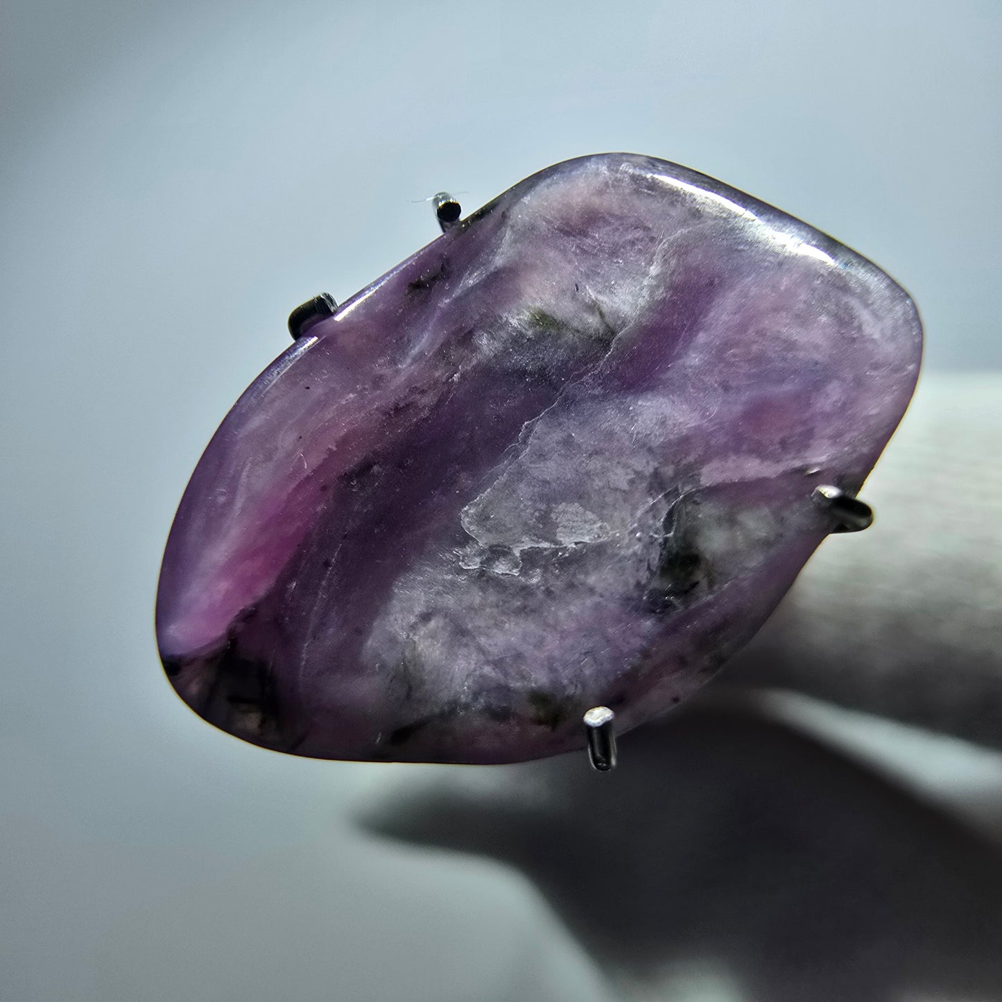 Rare Charoite crystal purple, polished Russia 16*10*2mm