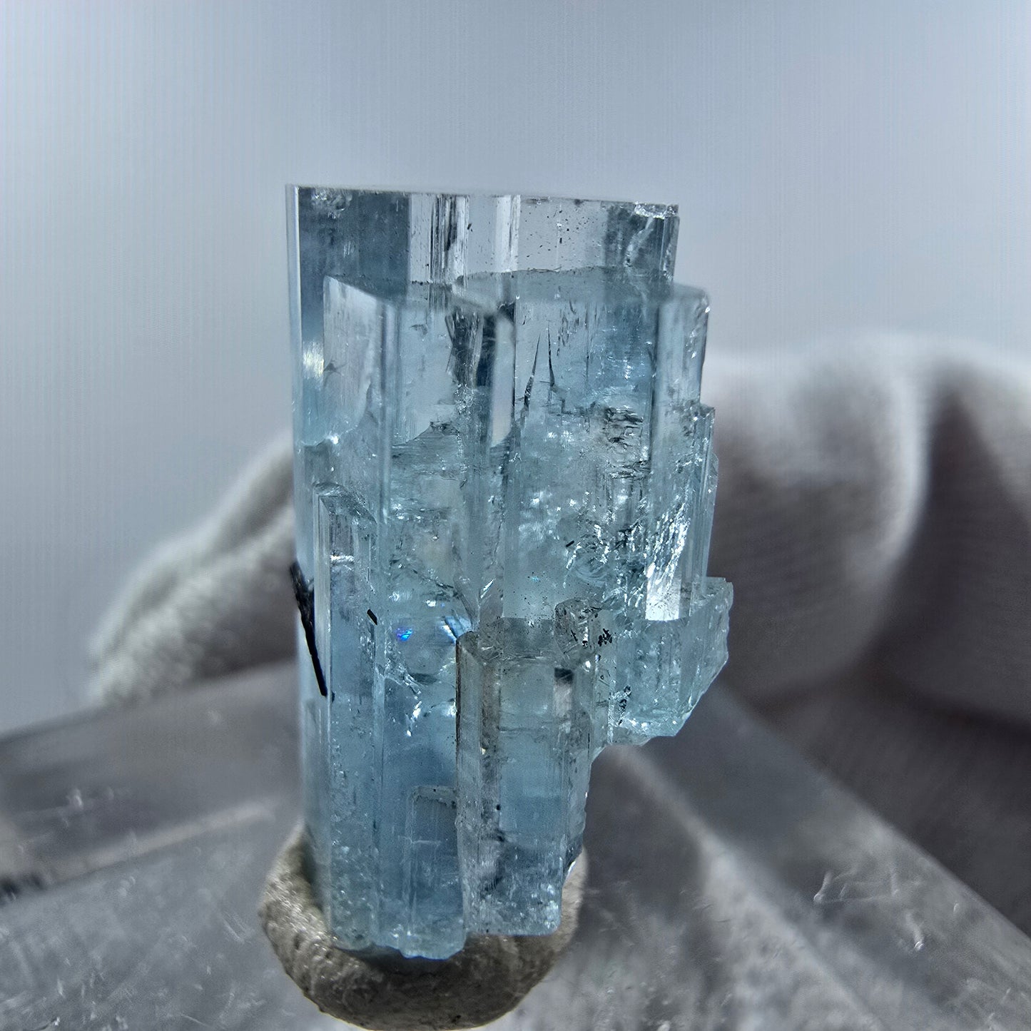 Aigue-marine Setlene, tourmaline Schörl stade Erongo, Namibie 19*11*8mm