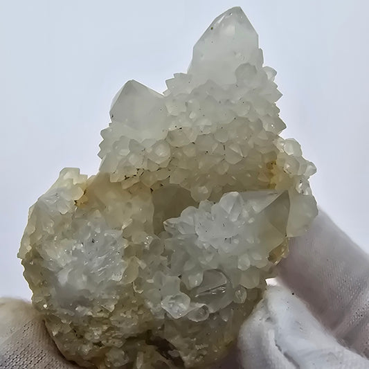 Quartz cactus, quartz spiritueux de qualité XX, Boekenhouthoek, Afrique du Sud, collection 51 x 50 x 39 mm