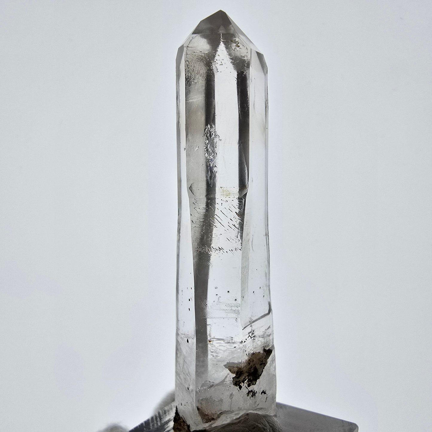 Skeleton Phantom Smoky Quartz Scepter Valentine Pocket, Namibia 59*16*12mm