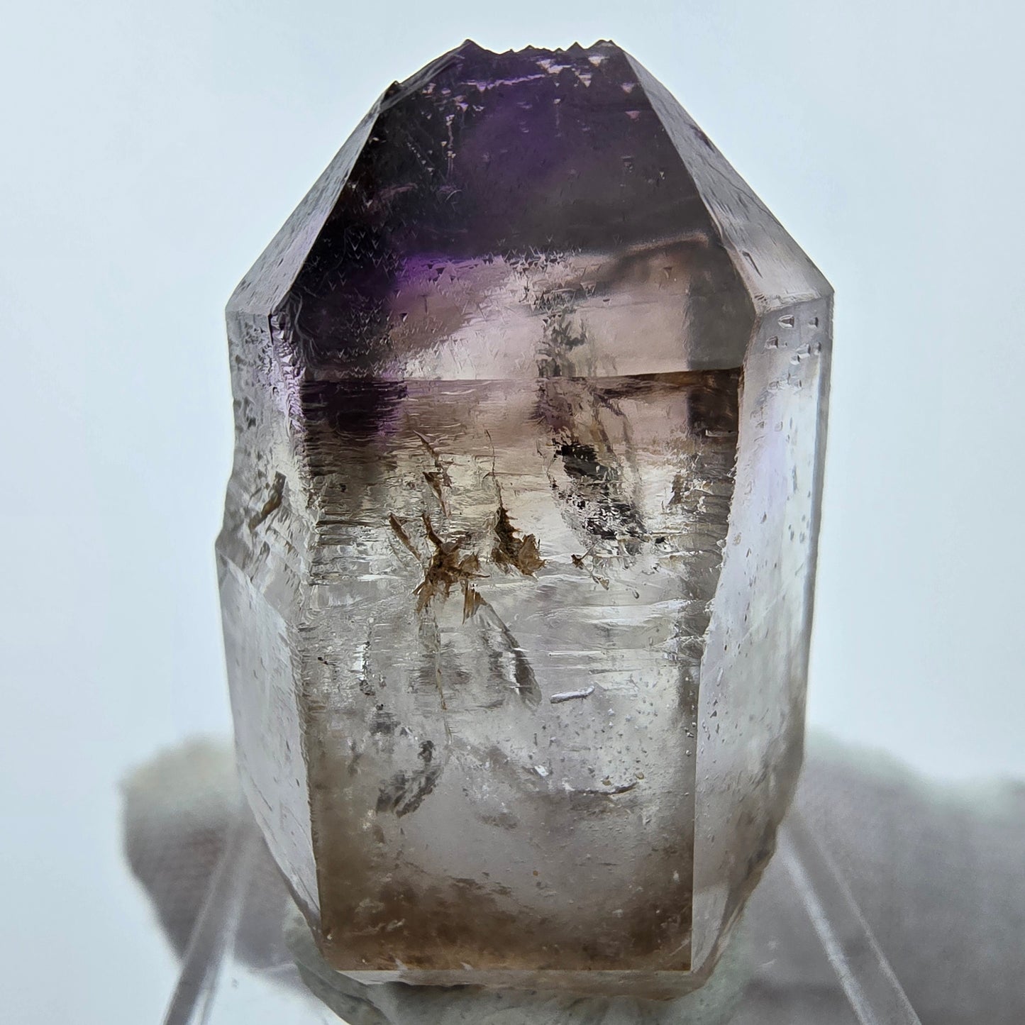 Sceptre d'améthyste fantôme Enhydro 1x Bubble Goboboseb, Namibie 34*22*20mm Collection