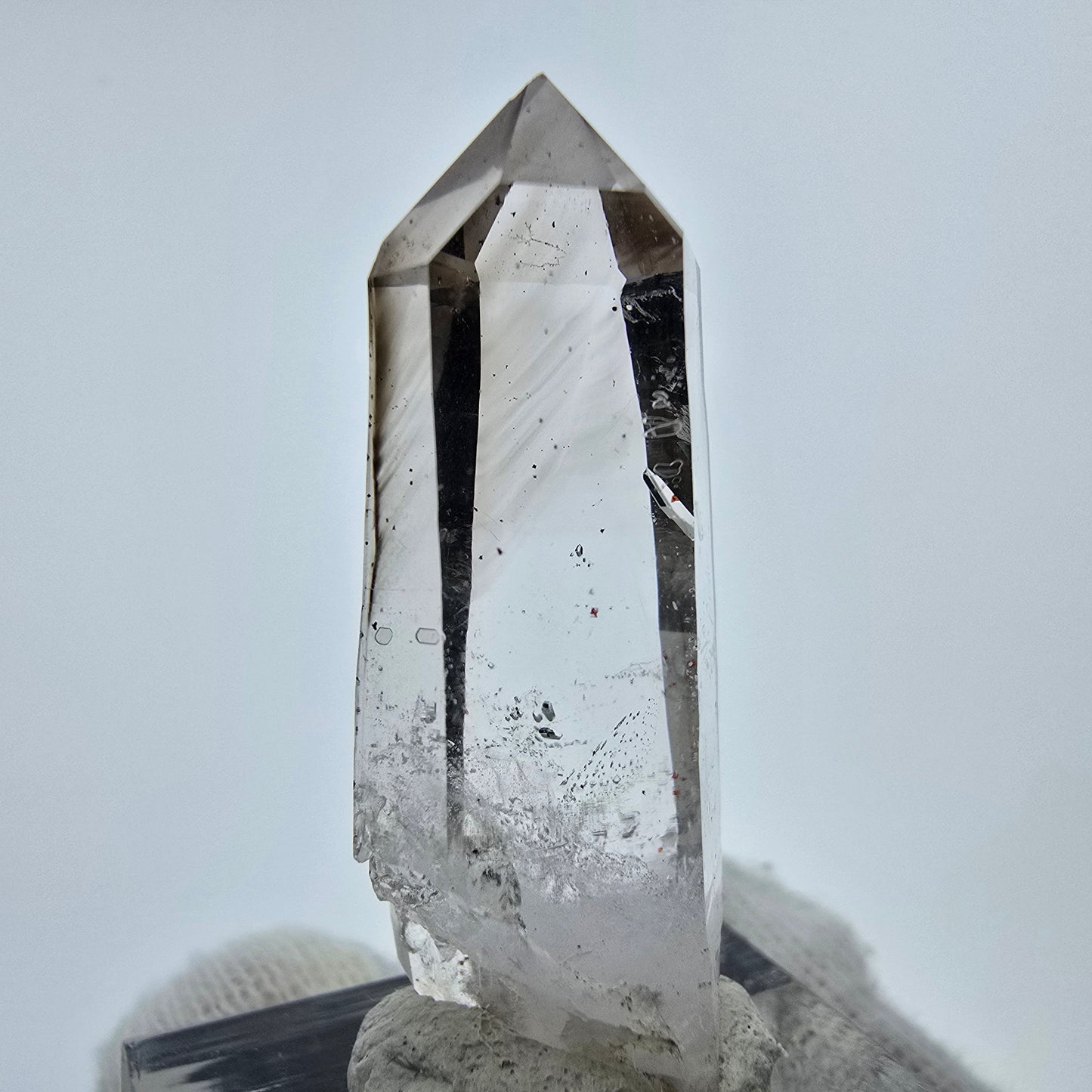 Klarer Phantom Rauchquarz Zepter Kristall Goboboseb, Namibia 38*15*15mm