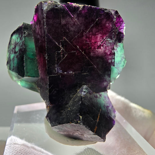 Rare Phantom Fluorite Cube Tier Tie-Dye Pocket, Okorusu, Namibie 55*45*32mm