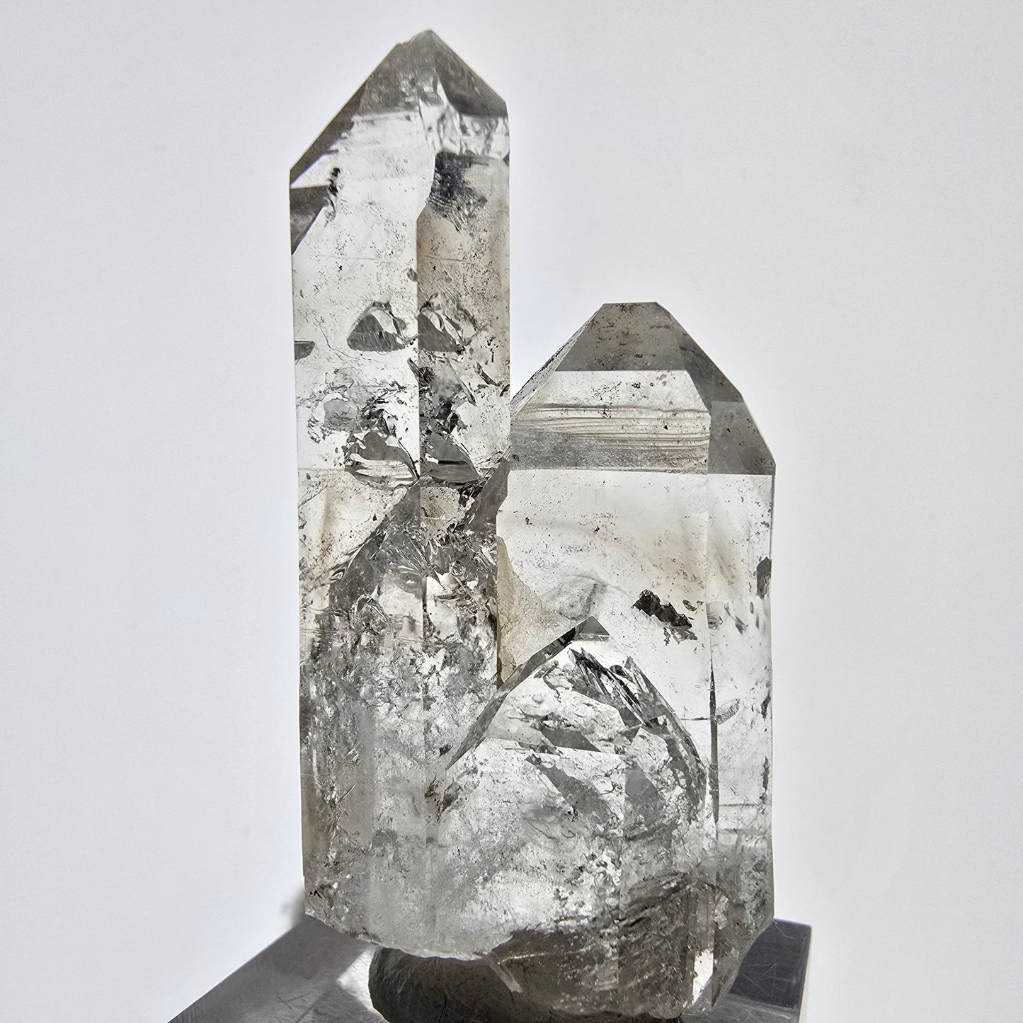 Lemurian Phantom Smoky Quartz Scepter Valentine Pocket, Namibia 50*26*15mm