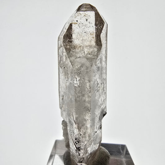 Sceptre de poche Saint-Valentin en quartz fumé fantôme squelette, Namibie 51 x 17 x 12 mm