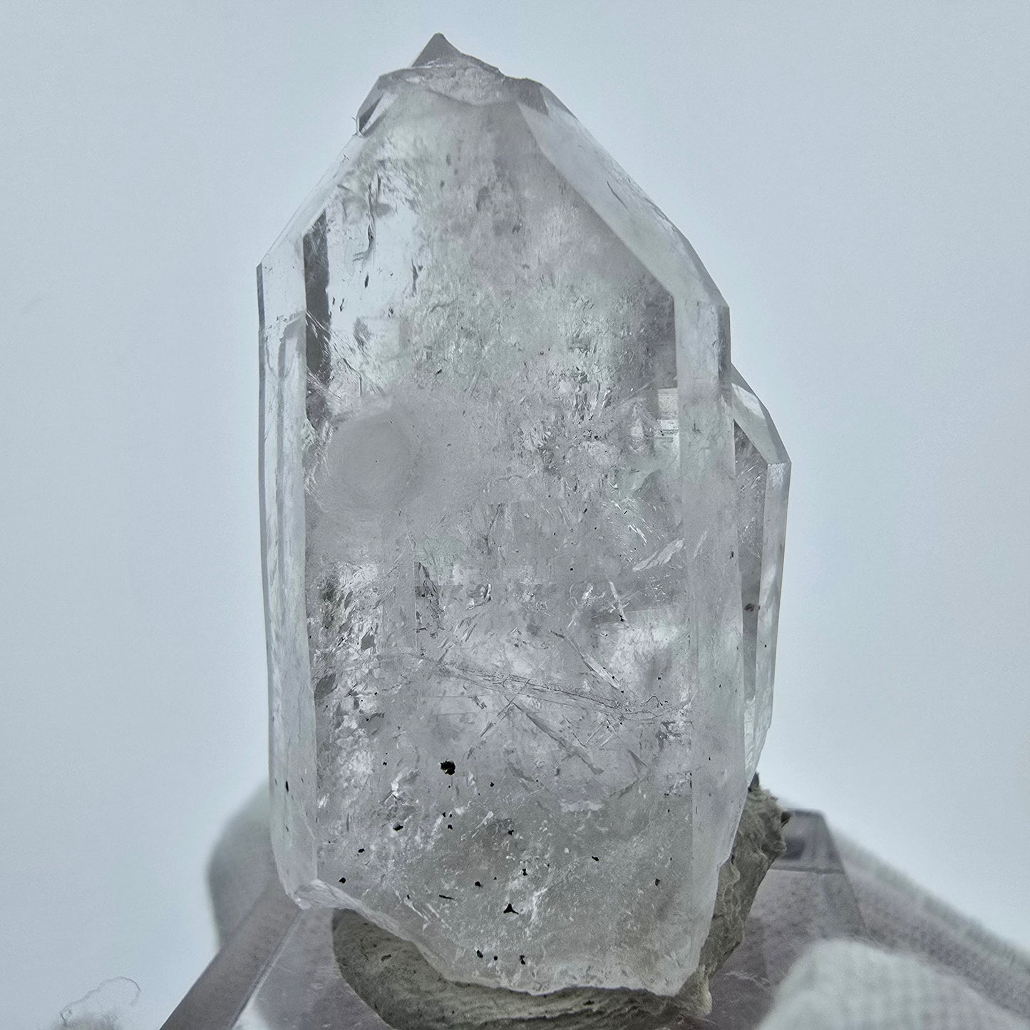 Enhydro Phantom Hämatit Quarz Stufe Streep Mine, Goboboseb, Namibia 40*19*16mm