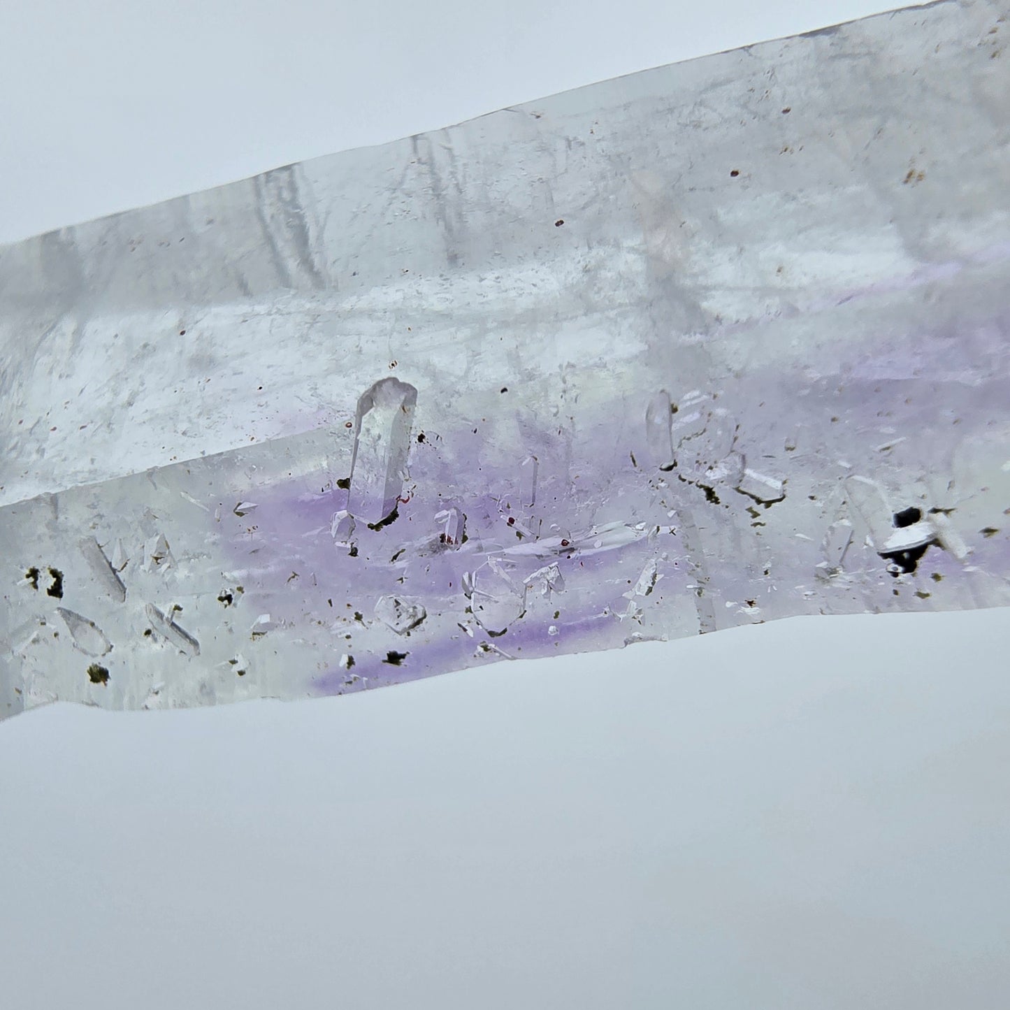 Phantom Amethyst Skelett Formation Valentine Pocket Goboboseb Namibia 89*20*7mm