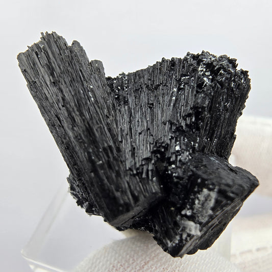 Seltene Schörl Turmalin Stufe schwarz Erongo, Namibia 29*28*23mm Sammlung