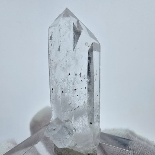 Klarer Harlekin Phantom Quarz Kristall Streep Mine, Goboboseb Namibia 37*15*15mm