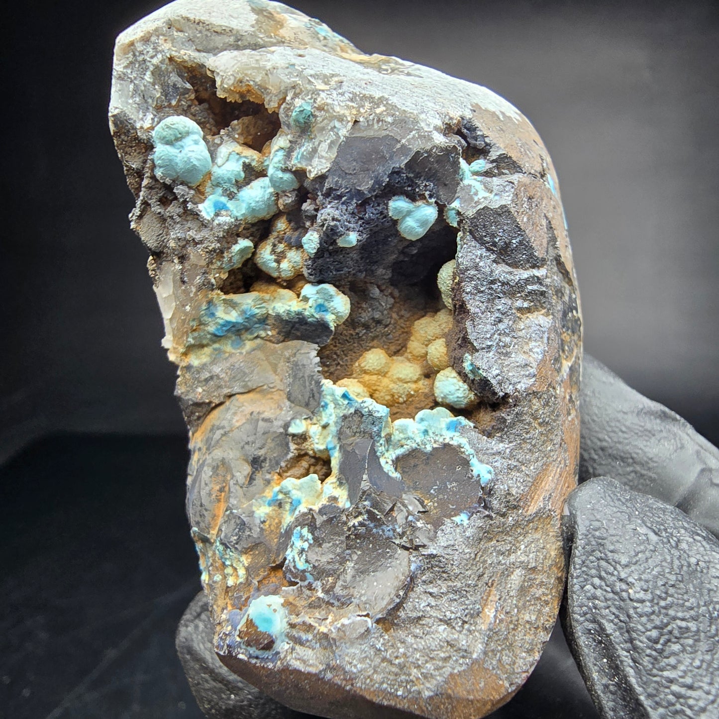 Seltene große Shattuckit Stufe blau Kaokoveld, Namibia 68*36*49mm Sammlung