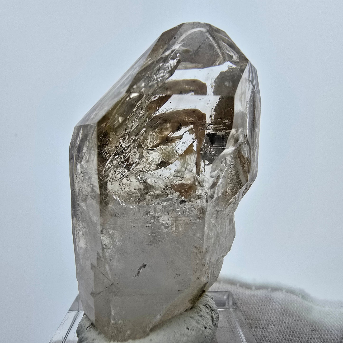 Phantom Rauchquarz Fenster Zepter Kristall Goboboseb Namibia 45*29*25mm Sammlung