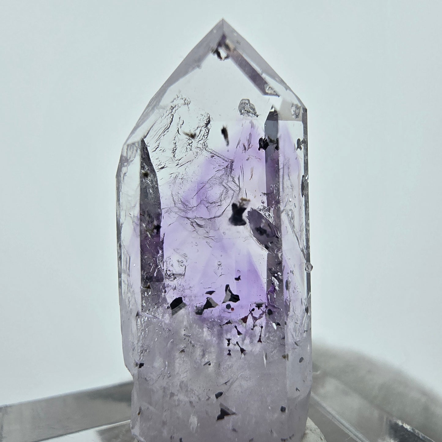 Phantom Amethyst, Hämatit, Analcim Streep Mine Goboboseb Namibia 28*11*8mm
