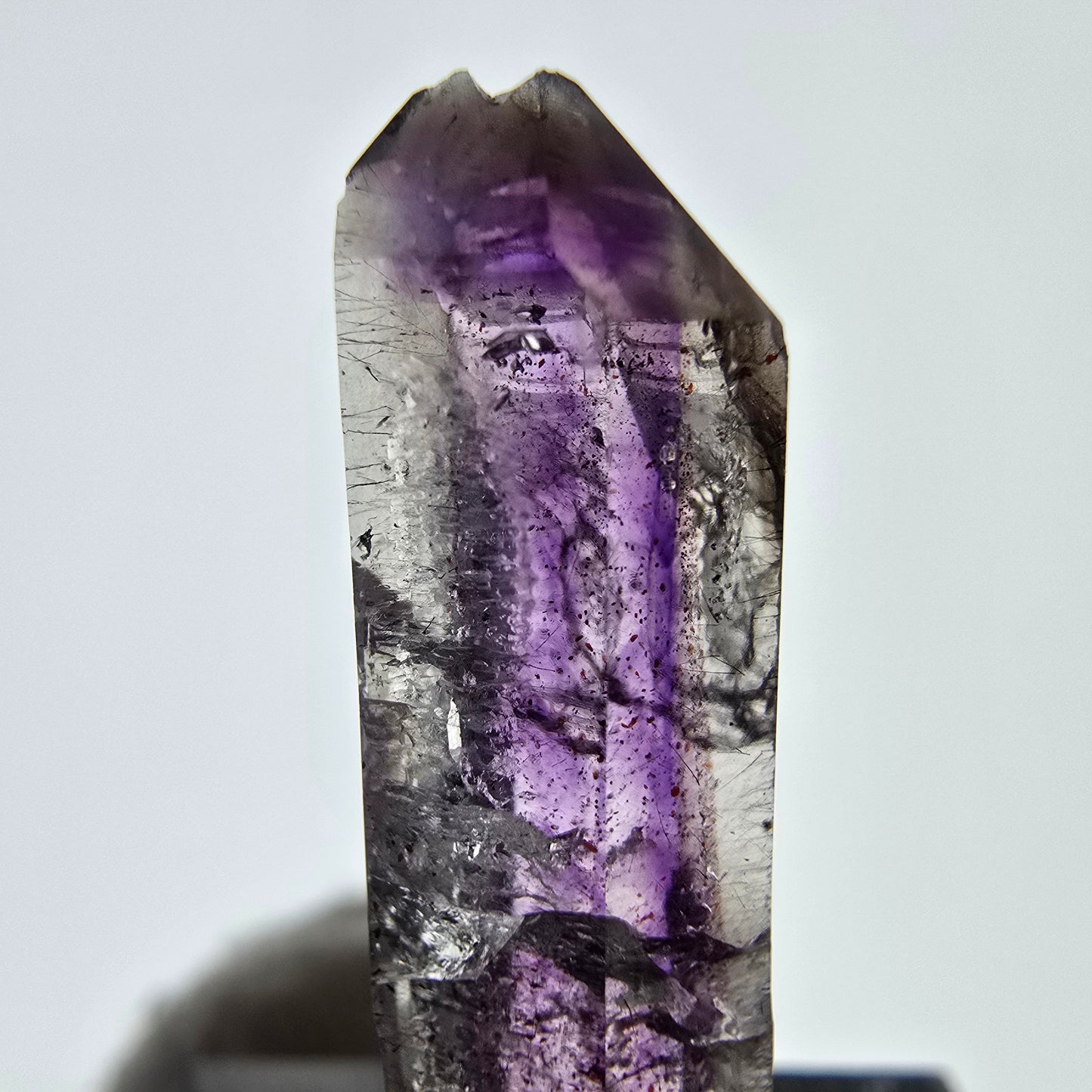 Rare Améthyste Fantôme Pointe de Sceptre Brandberg, Namibie 32*8*8mm
