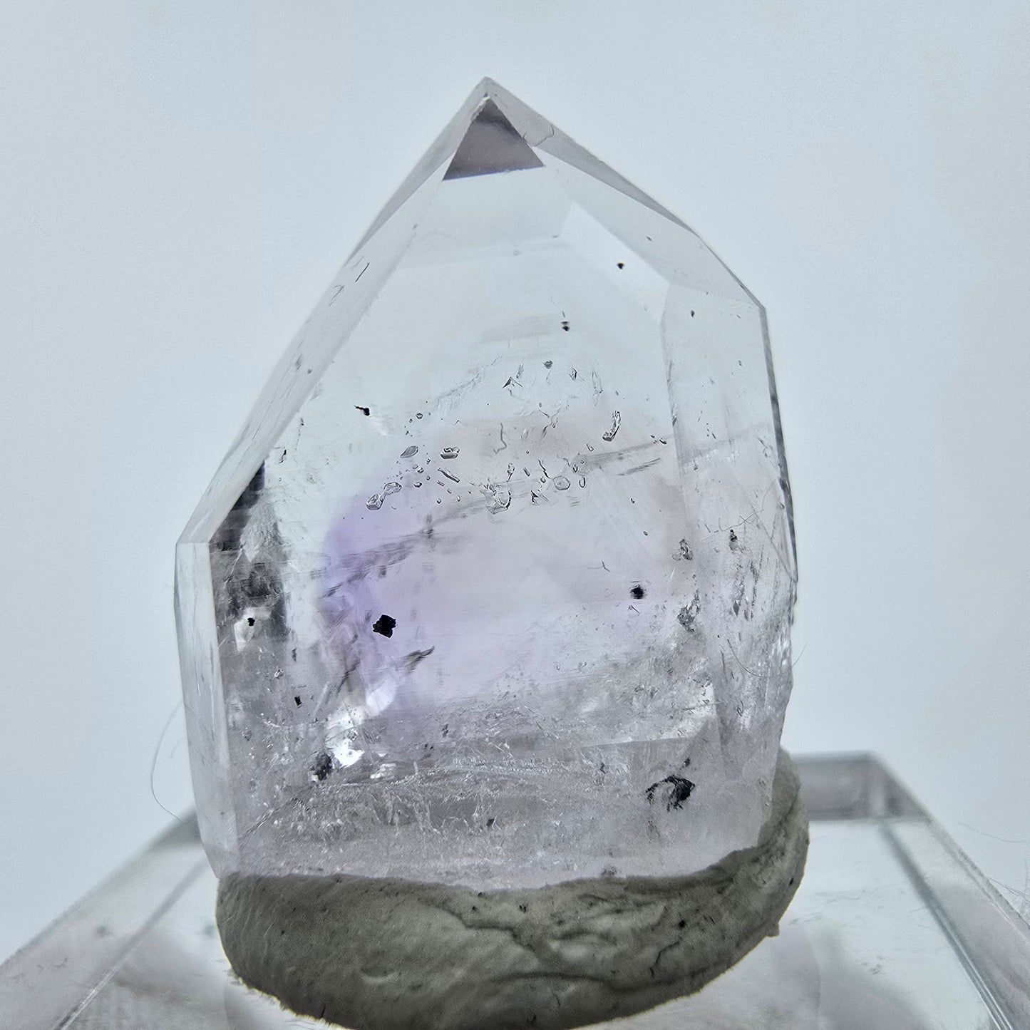 Phantom Amethyst, Analcim Hämatit Quarz Streep Mine Goboboseb Namibia 23*18*10mm