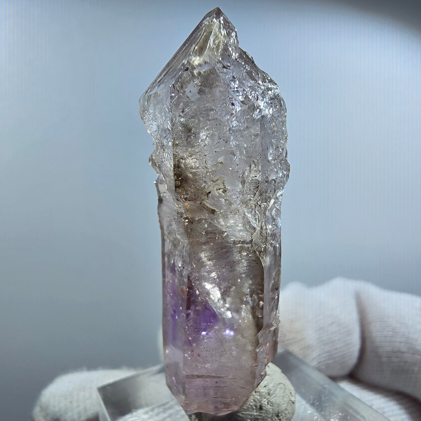 Phantom Amethyst Skeleton Scepter Valentine Pocket Goboboseb Namibia 48*18*15mm