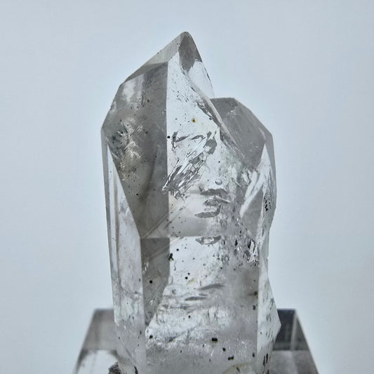 Enhydro Phantom Hämatit Quarz 2x Blase Streep Mine Goboboseb, Namibia 39*17*13mm