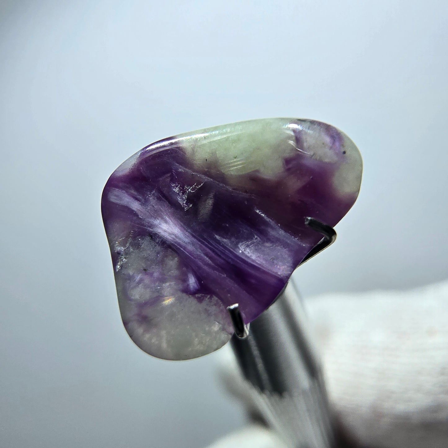 Rare Charoite crystal purple, polished Russia 14*10*4mm
