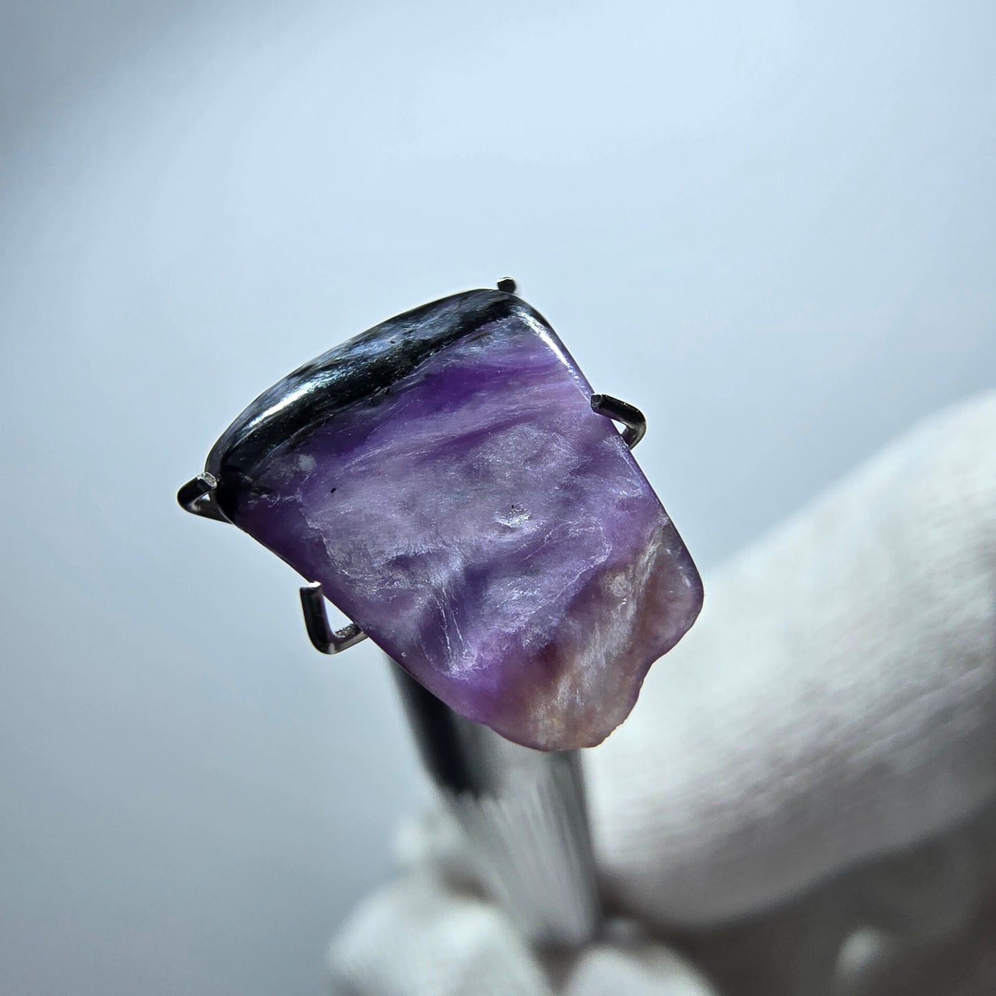 Rare Charoite crystal purple, polished Russia 12*9*4mm