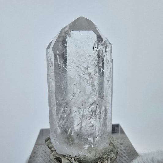 Enhydro Phantom Quarz, 1x Blase Streep Mine, Goboboseb, Namibia 35*16*14mm