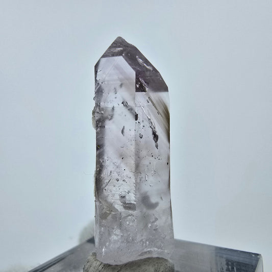 Klare Lemurian Phantom Amethyst Spitze Streep Mine, Goboboseb, Namibia 32*11*9mm