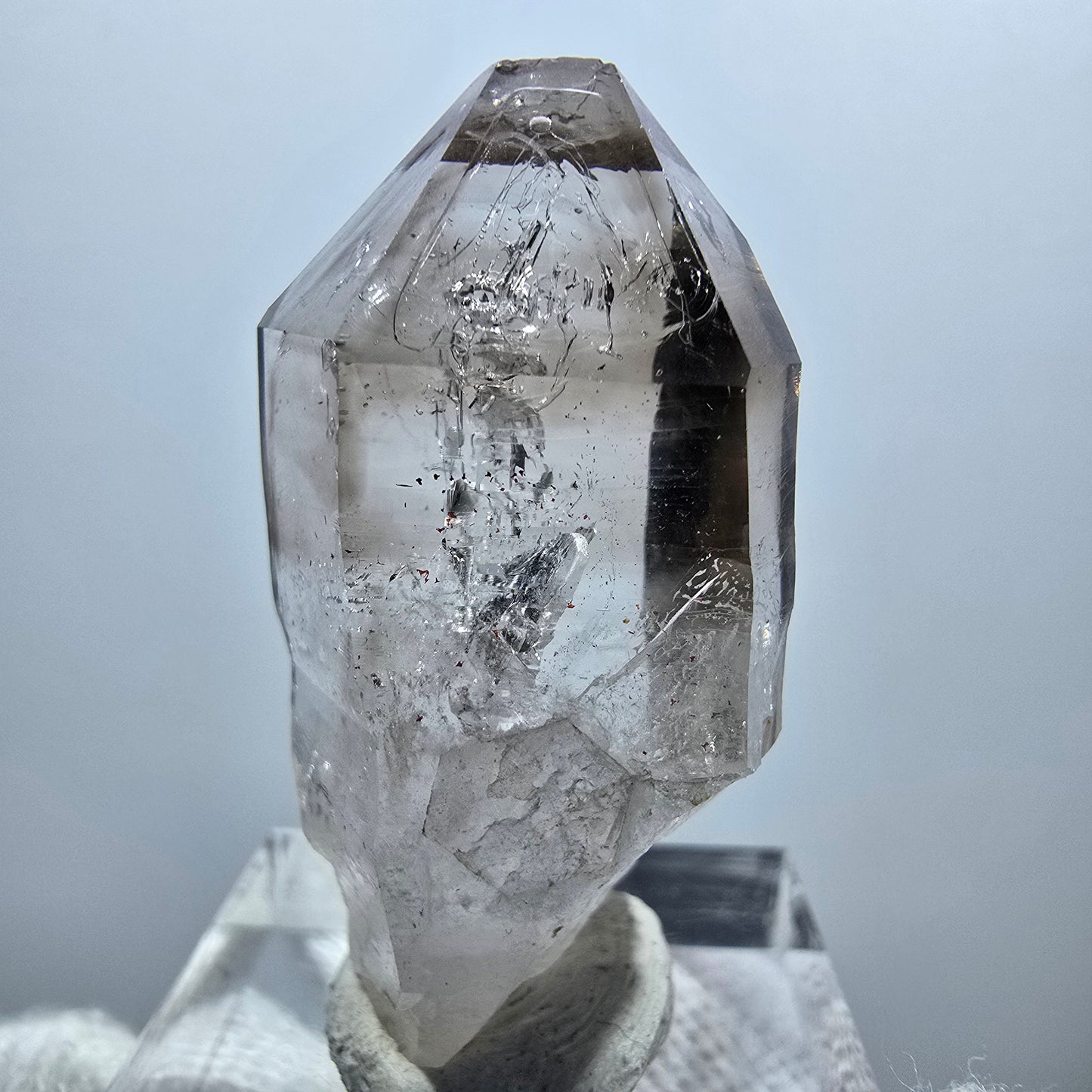 Clear Phantom Smoky Quartz Scepter Point Goboboseb, Namibia 37*20*12mm