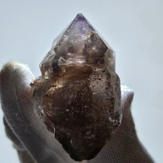 Rare spécimen de sceptre d'améthyste fantôme, Brandberg, Namibie, 48 x 47 x 35 mm