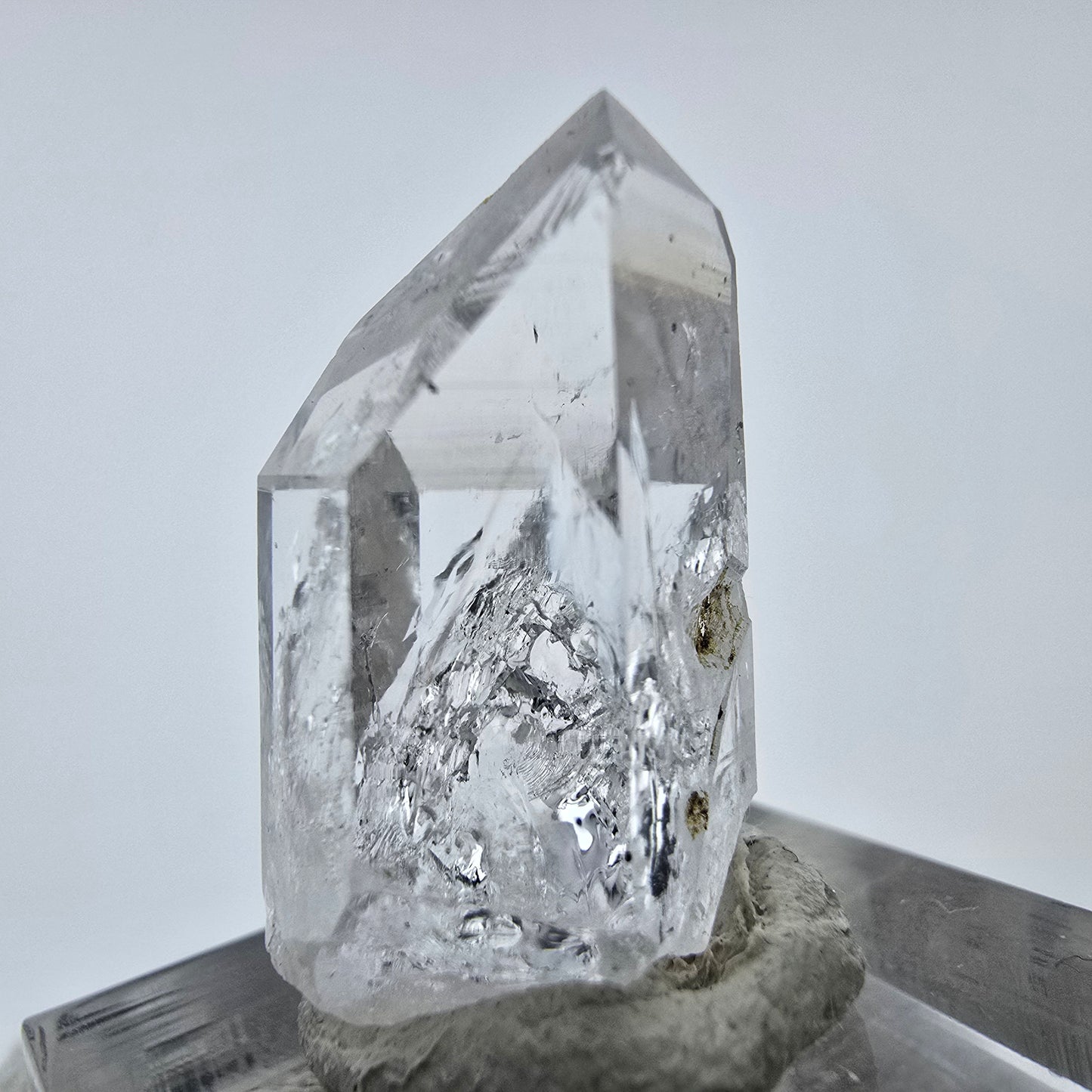 Harlekin Phantom Quarz Kristall Streep Mine, Goboboseb, Namibia 26*15*14mm