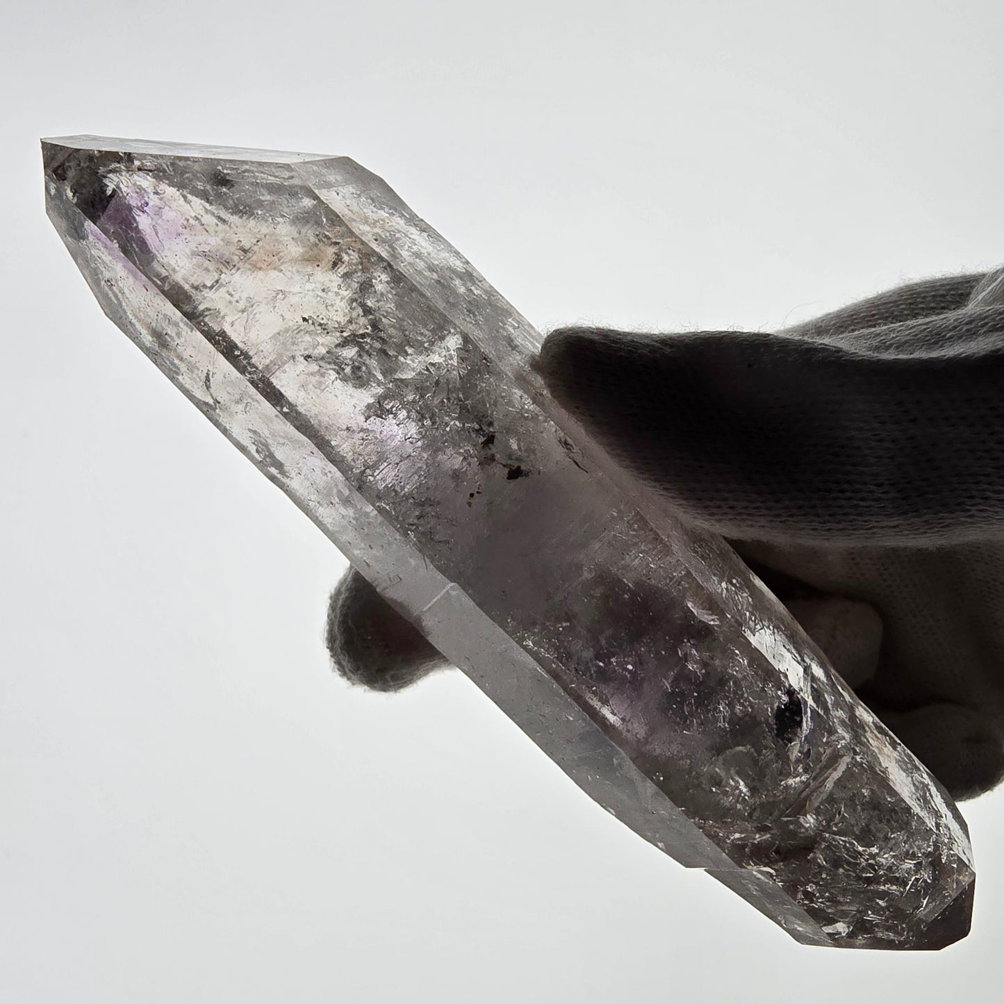 Enhydro Skeleton Amethyst DT Scepter 4x Bubble Valentine Pocket Goboboseb Namibie 122*31*26mm