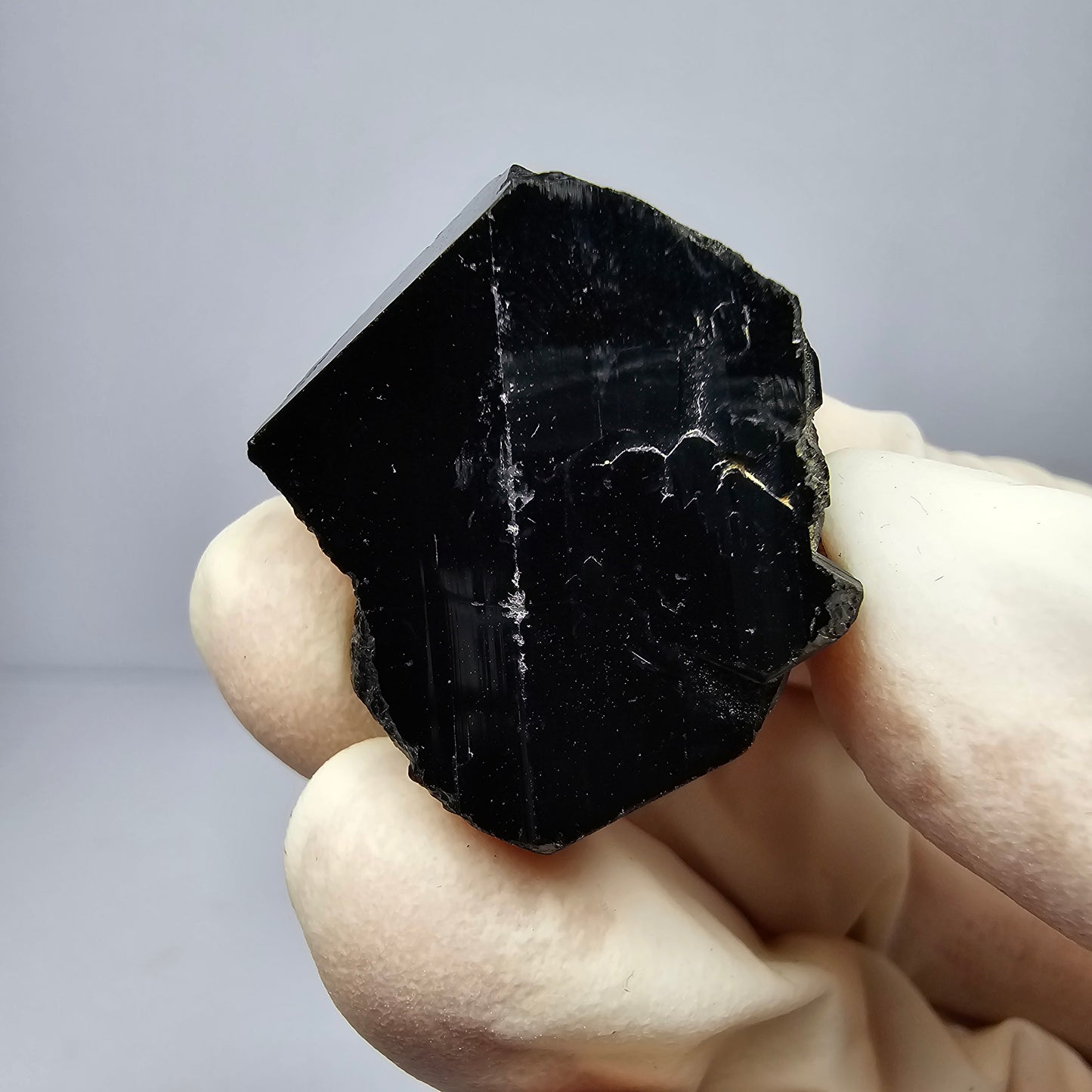 Schöner Schörl Turmalin Kristall glänzend Erongo, Namibia 29*25*10mm Sammlung