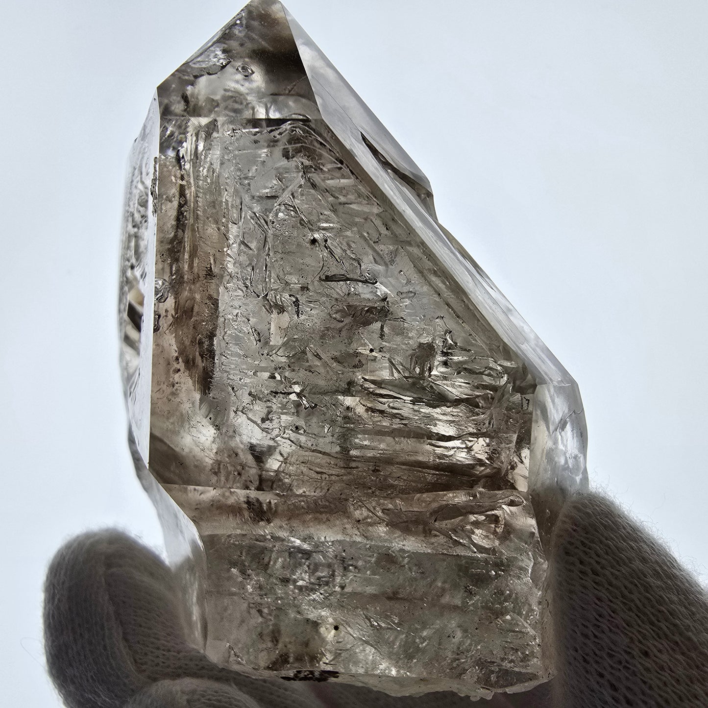 Skeleton Phantom Smoky Quartz Scepter Valentine Pocket Goboboseb Namibia 68*63*38mm