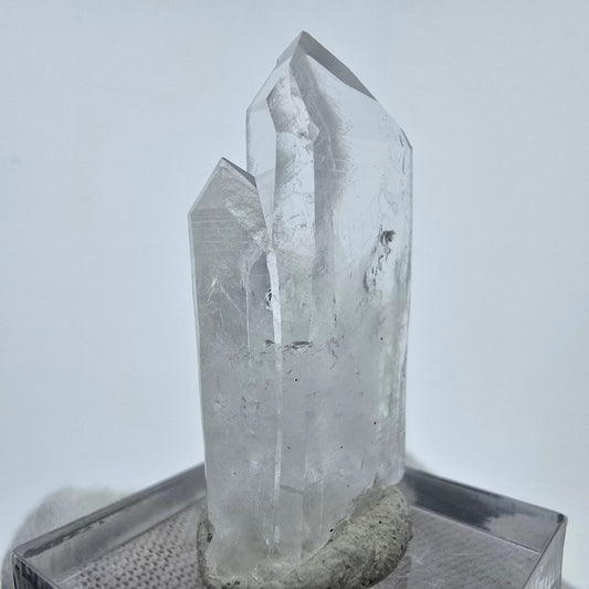 Klarer Phantom Hämatit Quarz Kristall Streep Mine, Goboboseb, Namibia 36*16*11mm