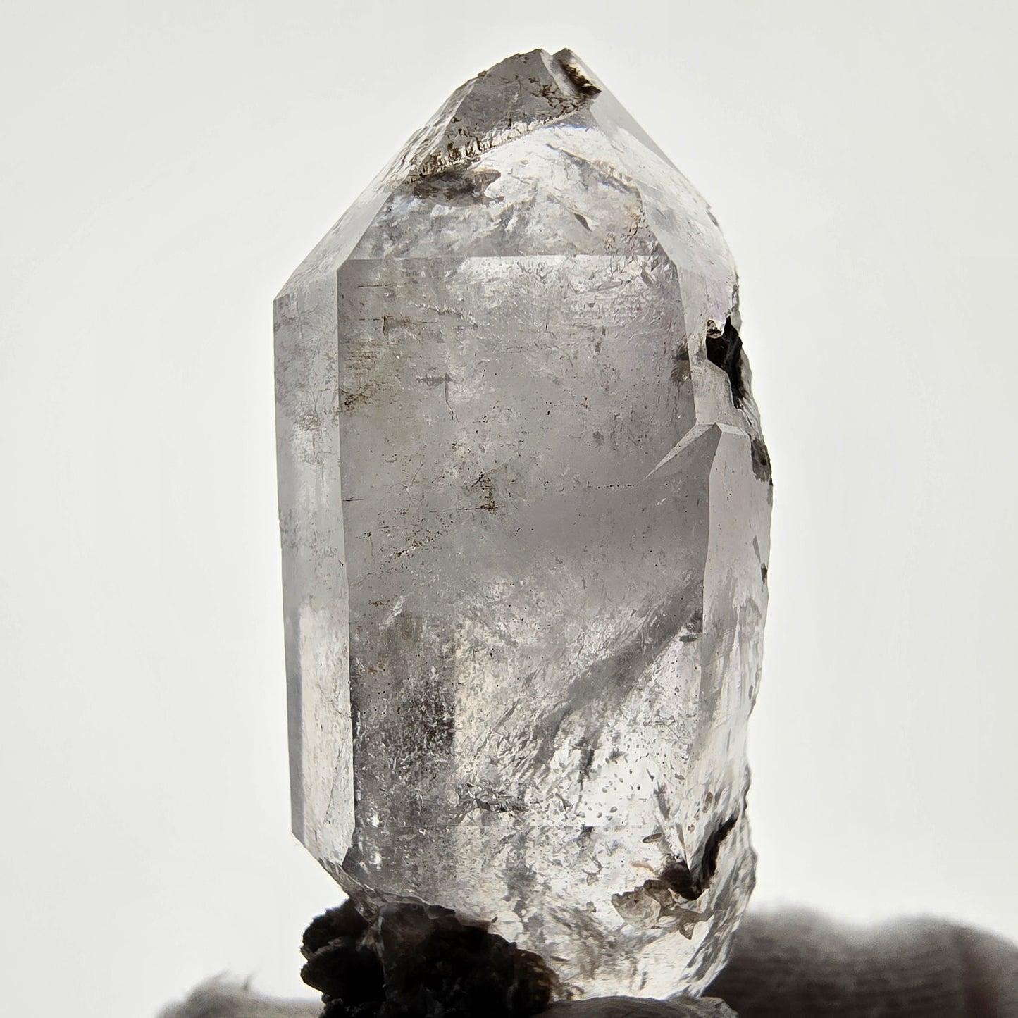 Skeleton Phantom Amethyst Scepter, UV Calcite Valentine Pocket, Namibia 60*30*23mm