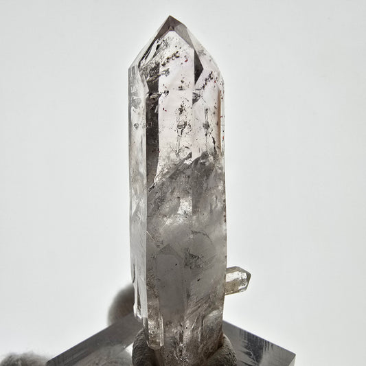 Enhydro Skelett Rauchquarz DT Zepter, große Blase Valentine Pocket, Namibia 53*18*17mm