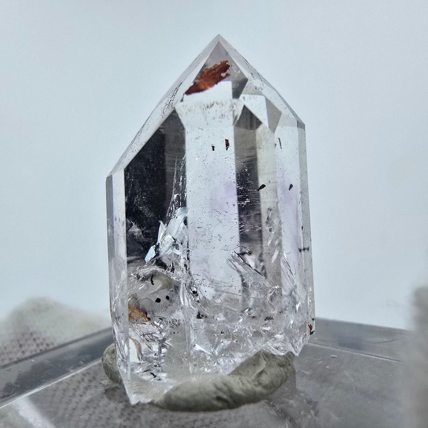 Harlekin Phantom Amethyst Kristall Streep Mine Goboboseb Namibia 25*14*13mm