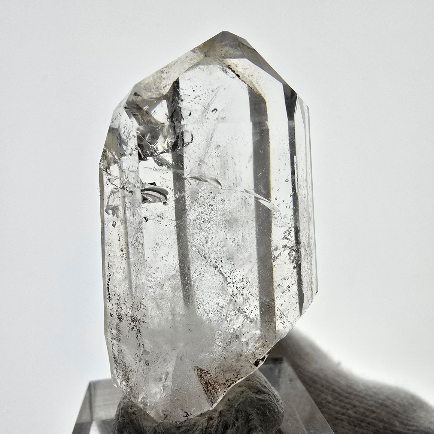 Phantom Smoky Quartz DT Scepter Valentine Pocket, Namibia 45*24*16mm