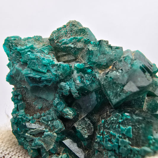 Seltene Diotas XX mit Azurit Stufe Kaokoveld, Namibia 33*30*8mm Sammlung