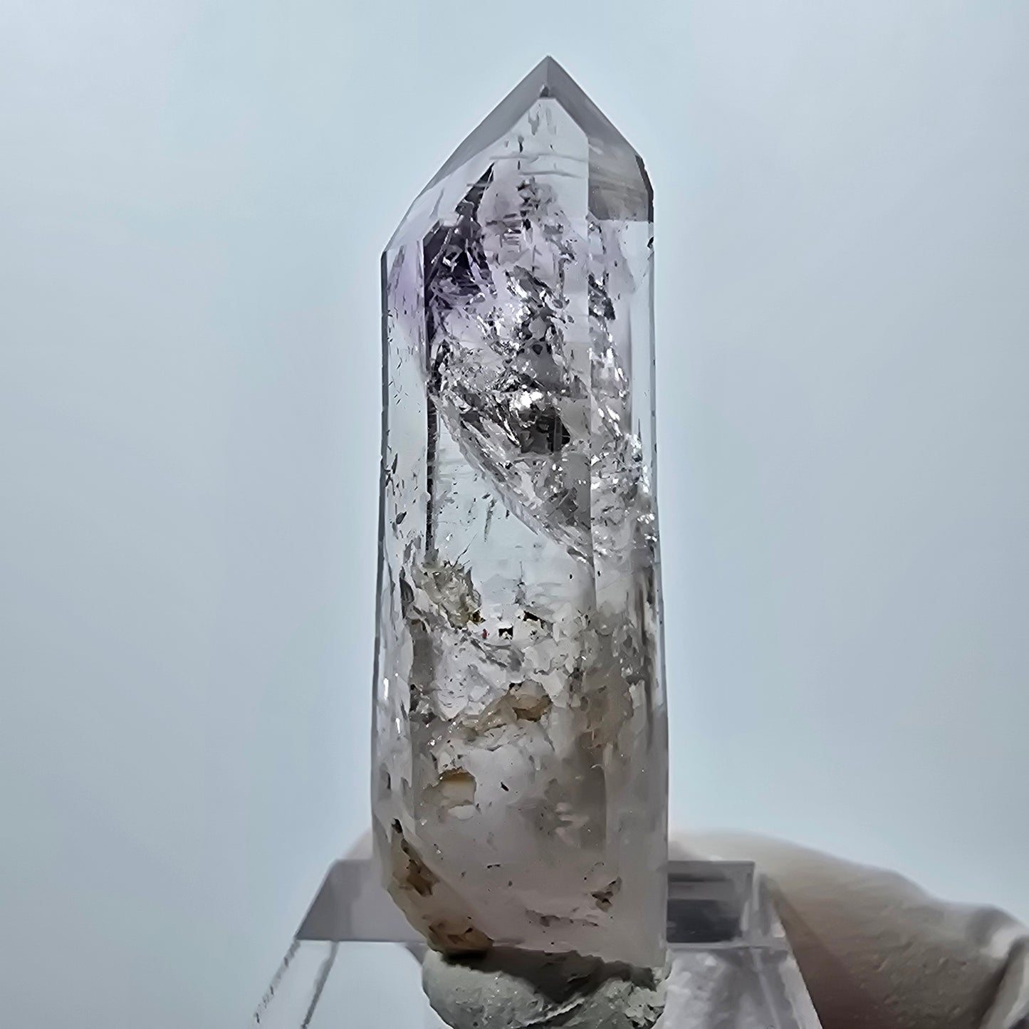 Mine d'améthyste Phantom Point Streep, Goboboseb, Namibie 48 x 14 x 10 mm