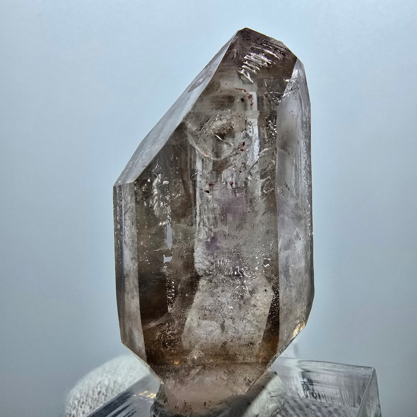 Klare Phantom Rauchquarz Zepter Spitze Goboboseb, Namibia 45*26*17mm