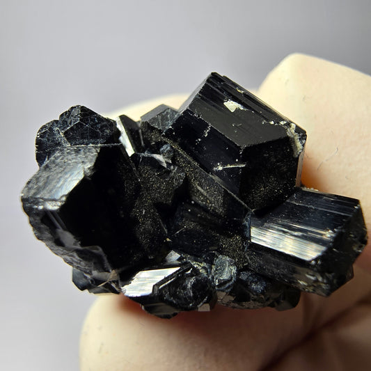 Symmetrical Schorl Tourmaline, Orthoclase Specimen Erongo Namibia 23*22*20mm Collection
