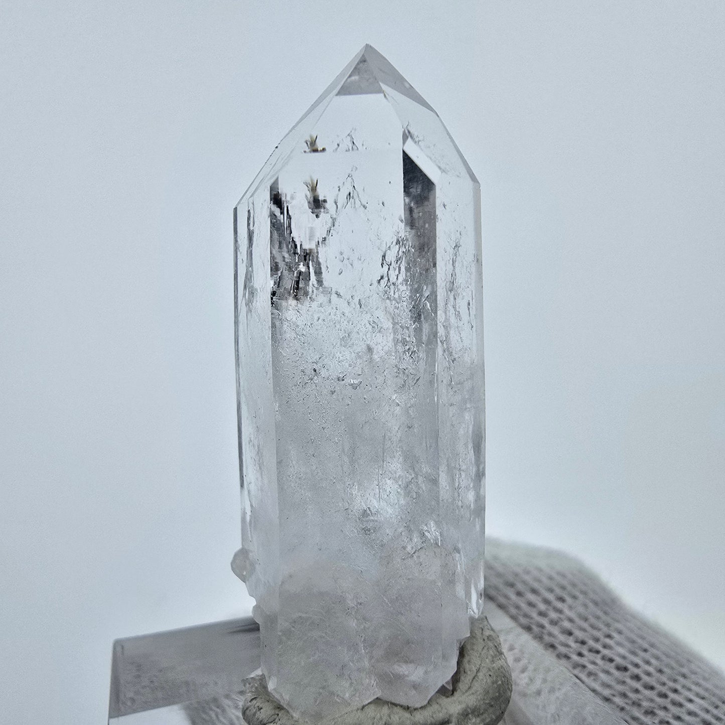 Enhydro Phantom Quarz, 1x Blase Streep Mine, Goboboseb, Namibia 41*15*13mm