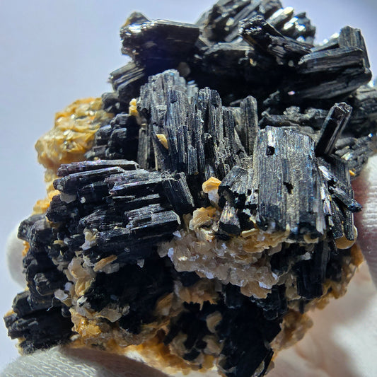 Große Schörl Turmalin, Muskovit Stufe Erongo, Namibia 95*64*55mm