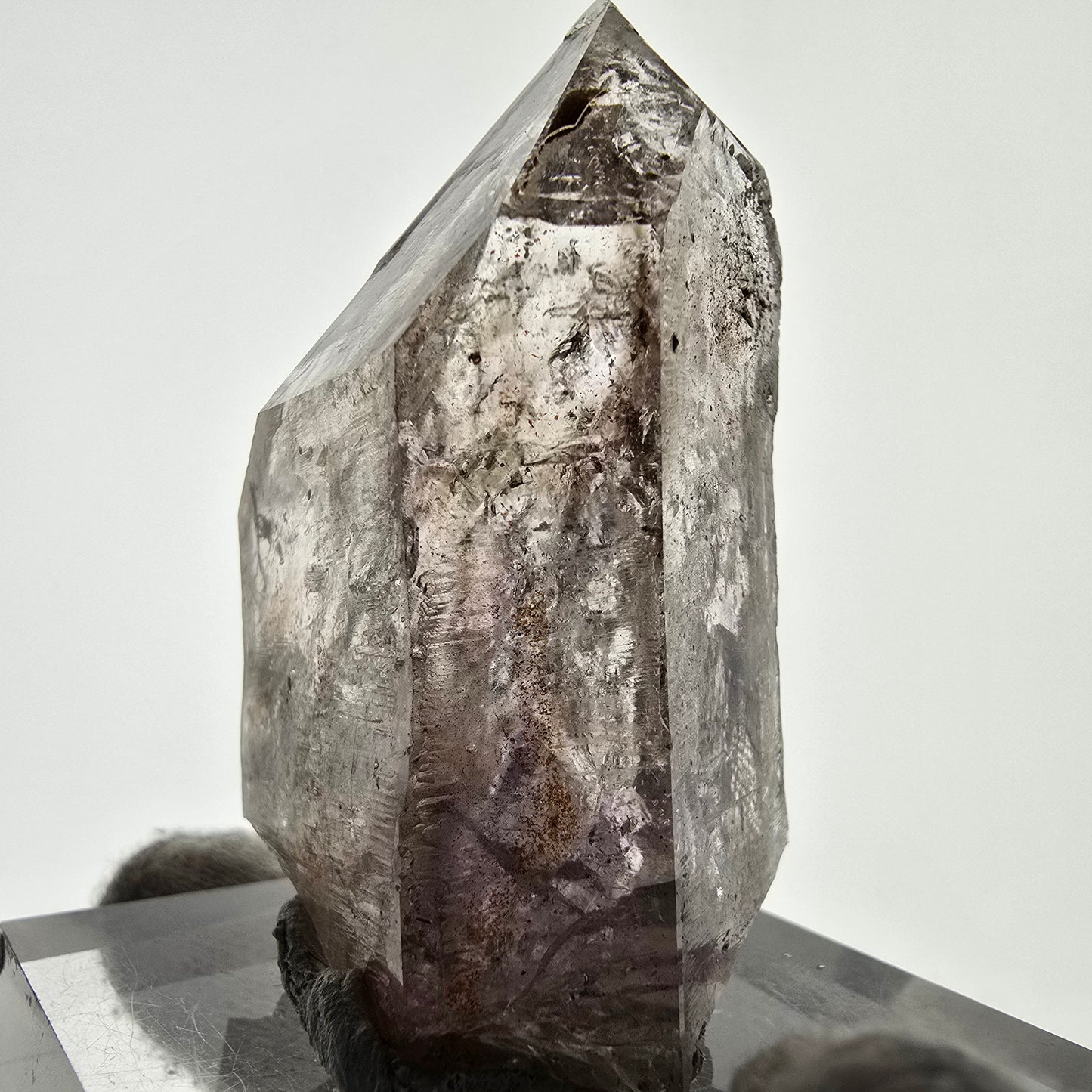 Enhydro Skeleton Amethyst Scepter, 5x Bubble (large) Valentine Pocket, Namibia 61*43*29mm