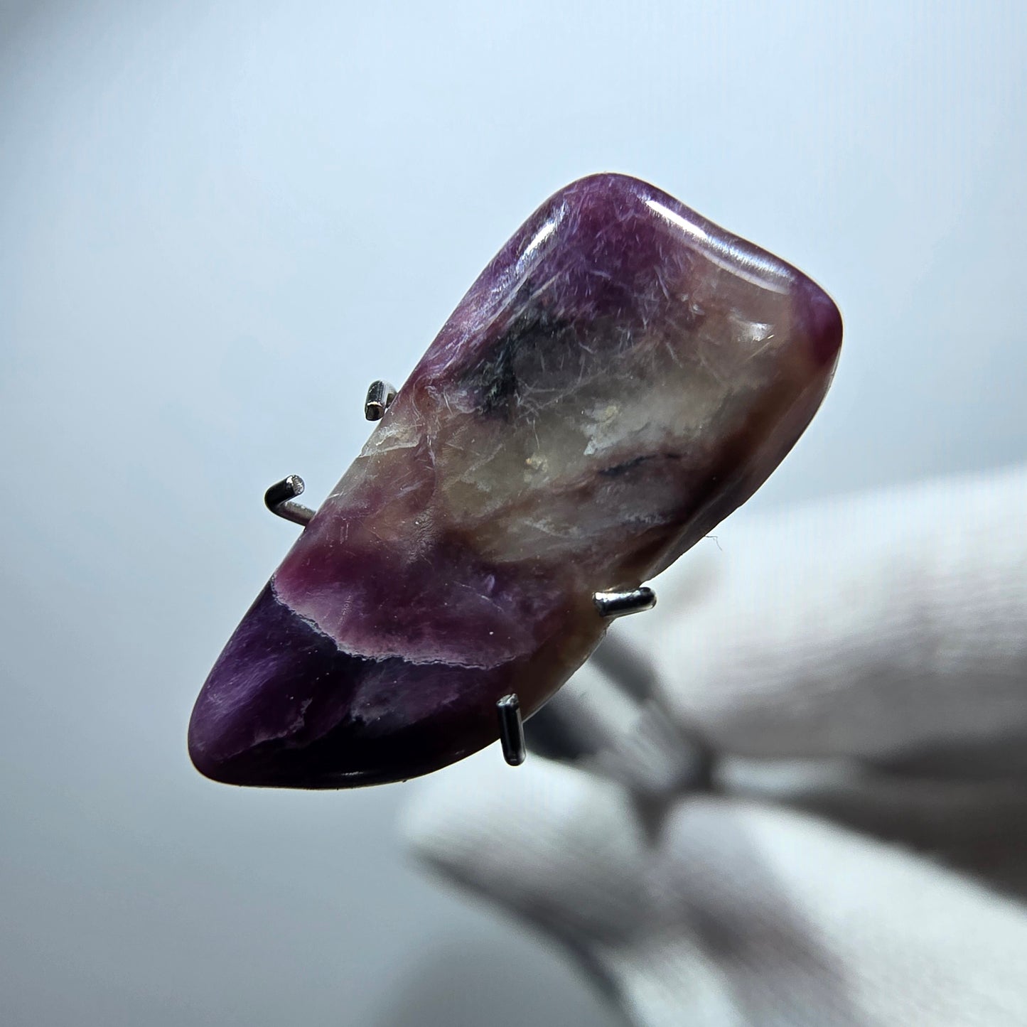 Rare Charoite crystal purple, polished Russia 17*8*3mm