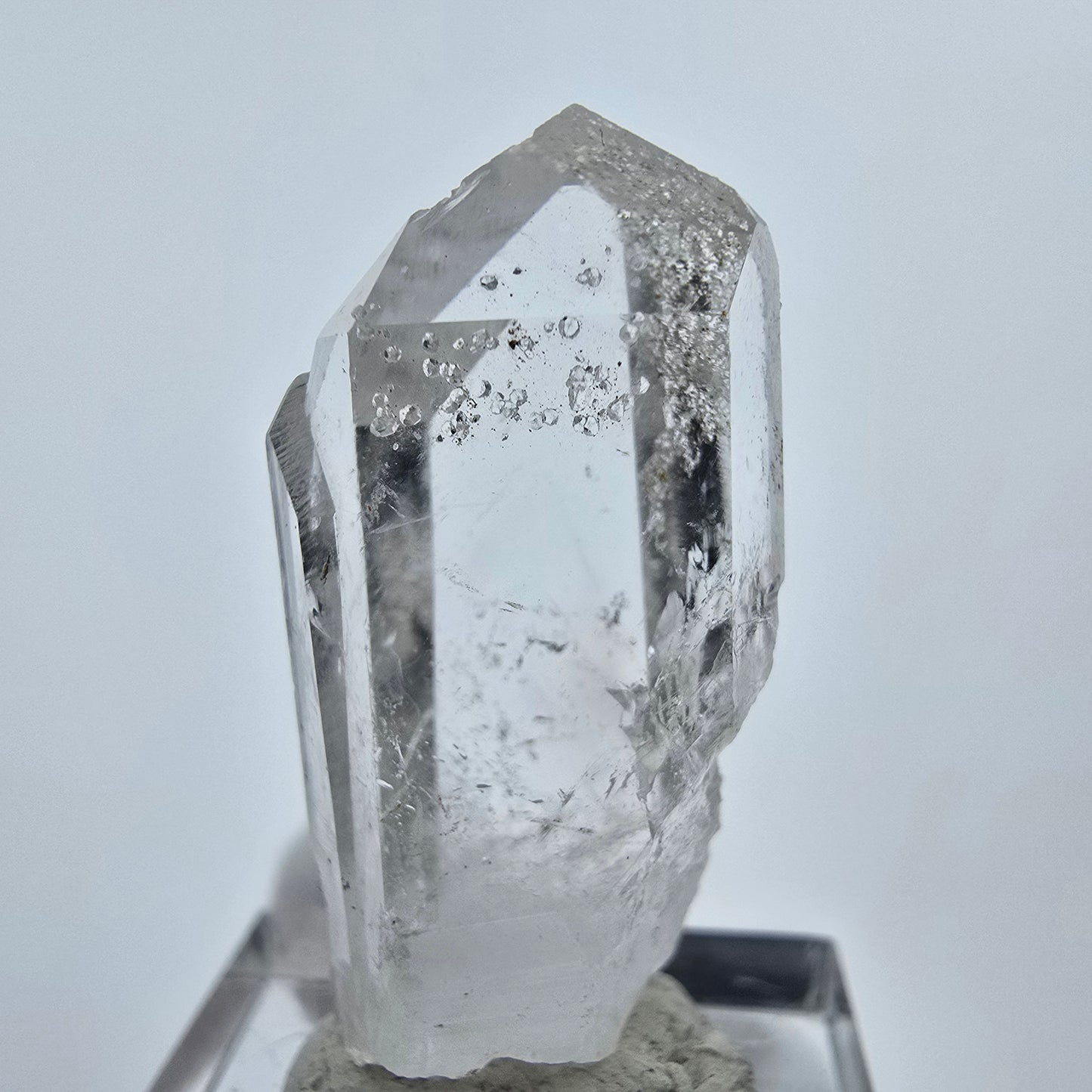 Phantom Quarz mit Analcim Streep Mine, Goboboseb, Namibia 37*16*12mm Sammlung